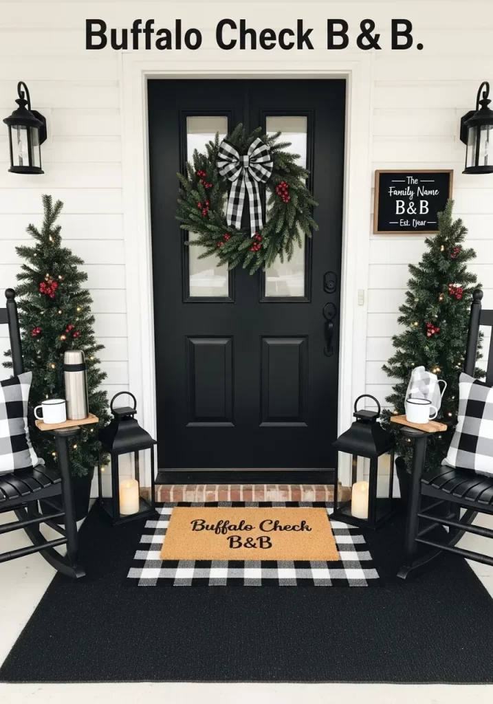 Winter Porch Decor