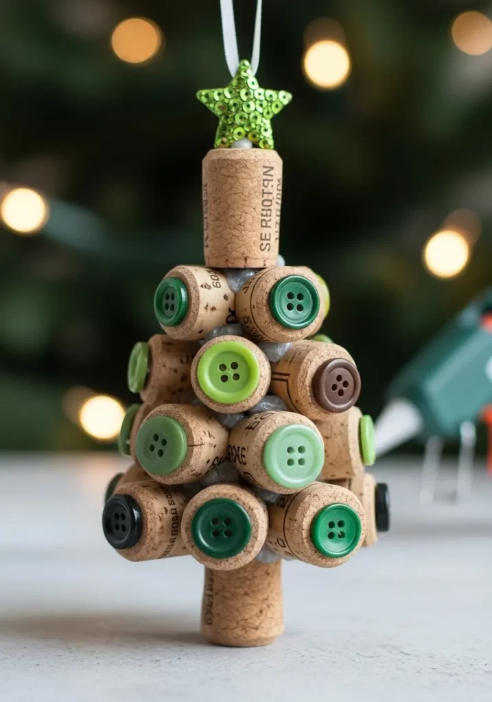 Wine Cork & Button Tree