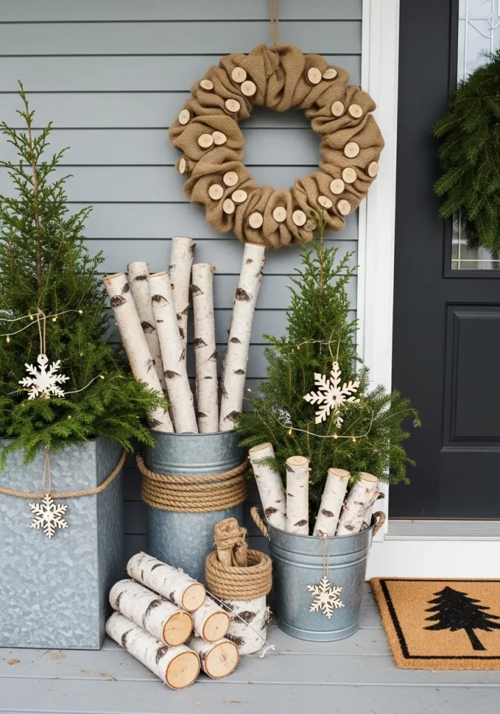 Winter Porch Decor