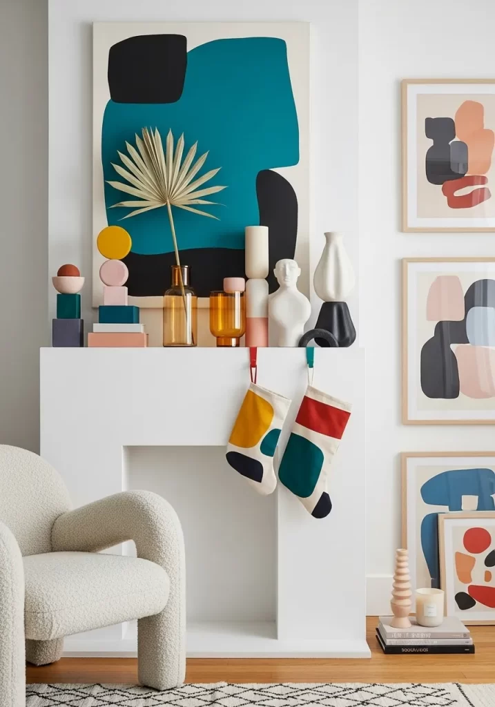 Holiday Mantel Decor