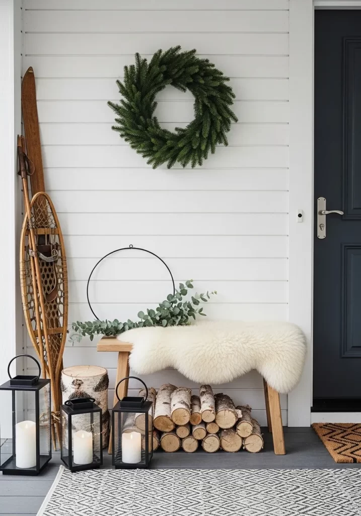 Winter Porch Decor

