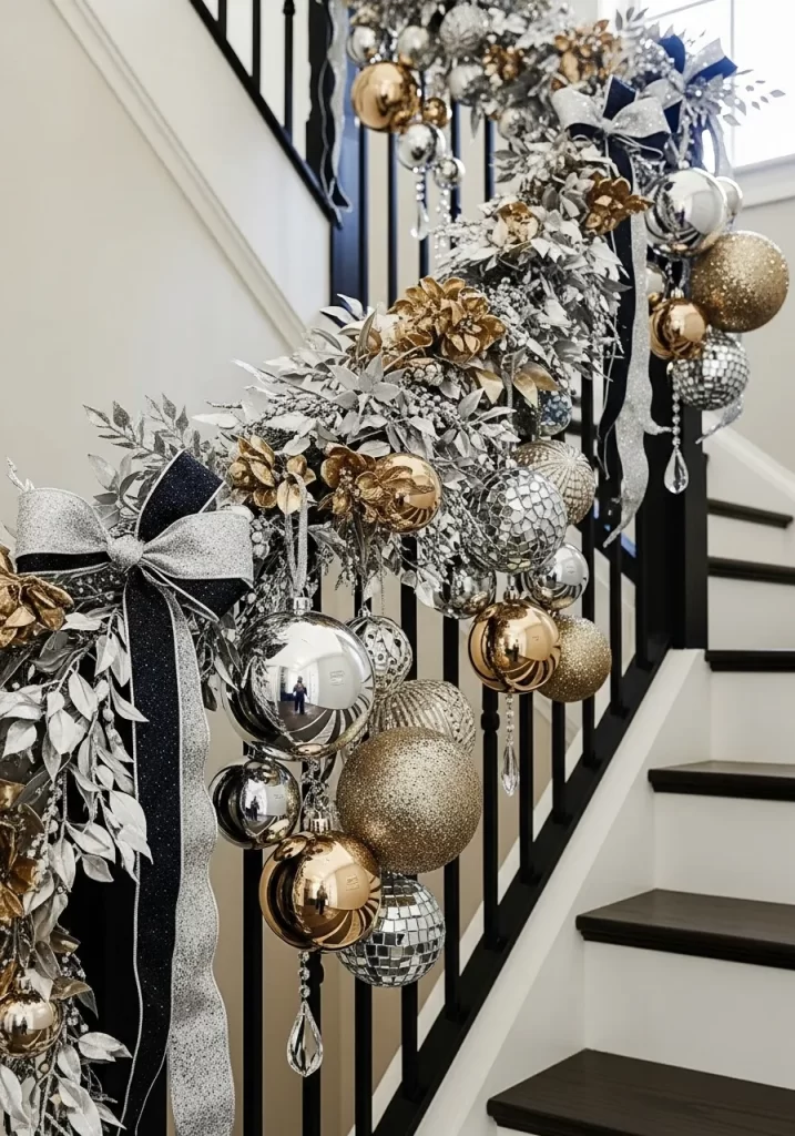 Christmas Stair Decor