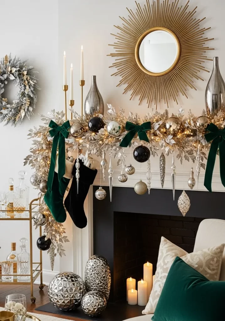 Holiday Mantel Decor