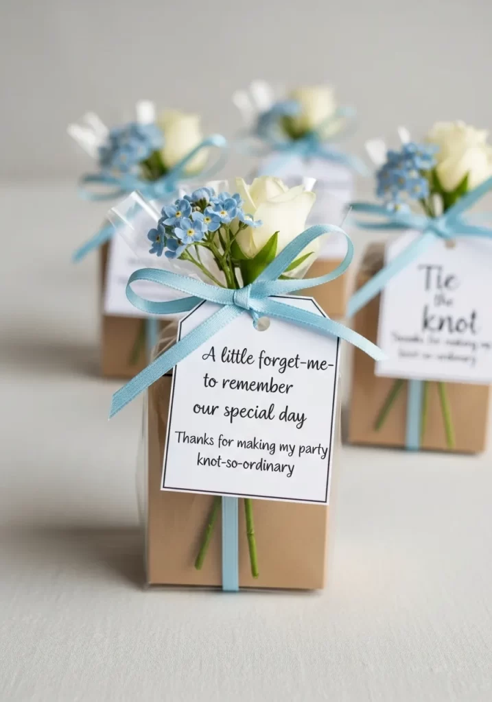 Charming Floral Party Favors