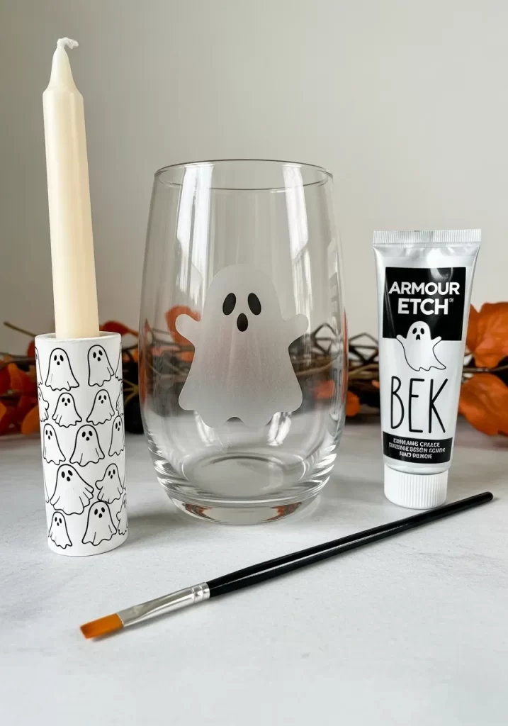 Etched Ghost Glassware Etched Ghost Glassware