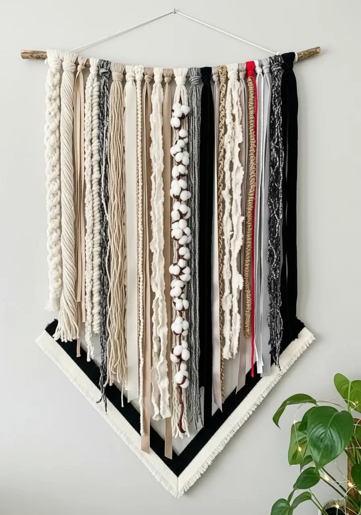Bohemian Ribbon Wall Hanging