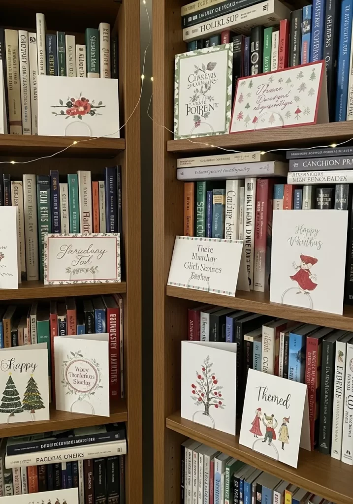  Bookshelf Card Showcase