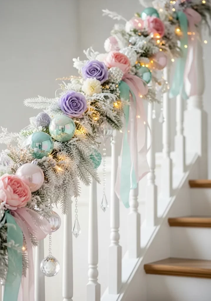 Christmas Stair Decor