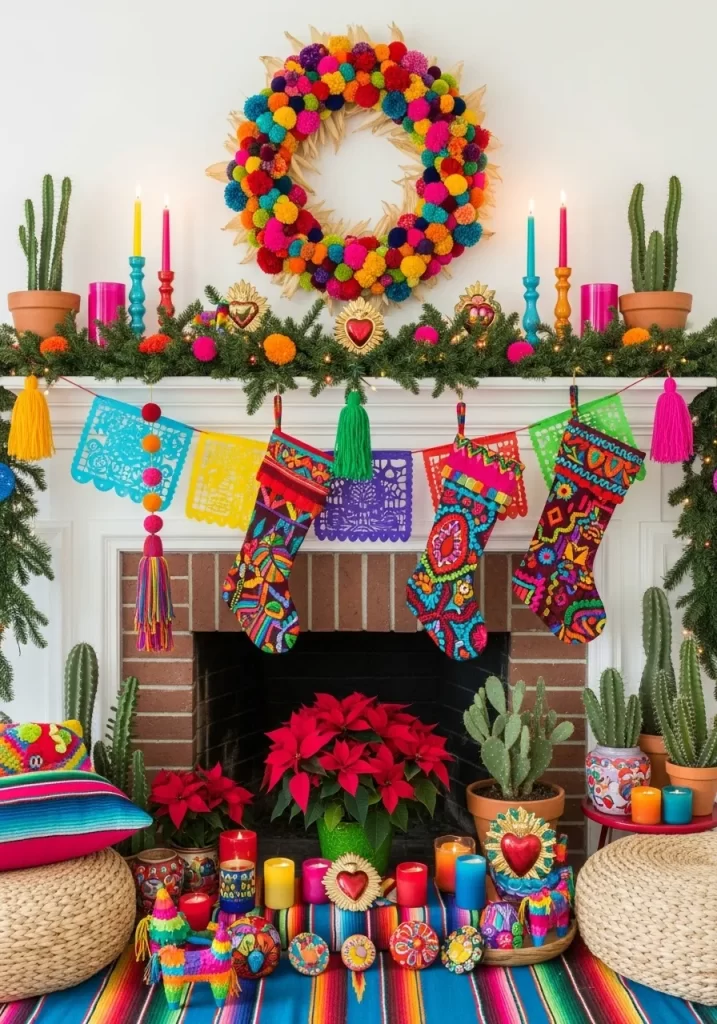 Holiday Mantel Decor