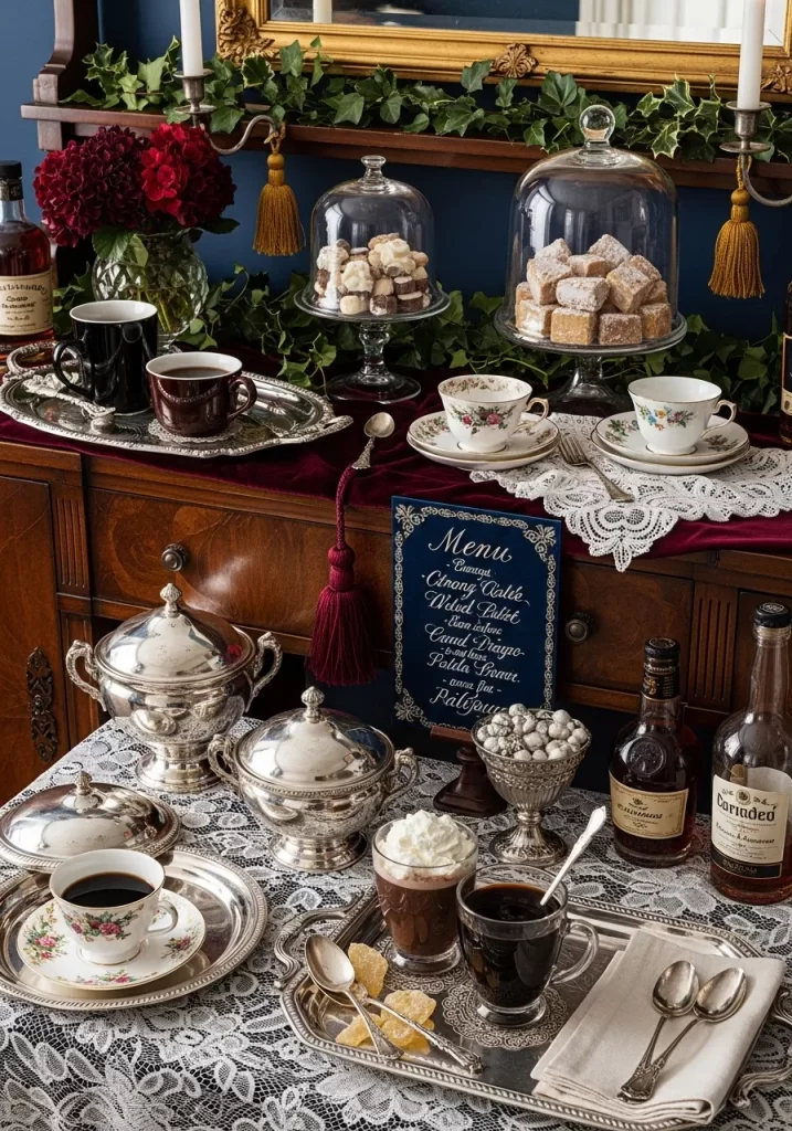 Ornate & Elegant Victorian Coffee Bar