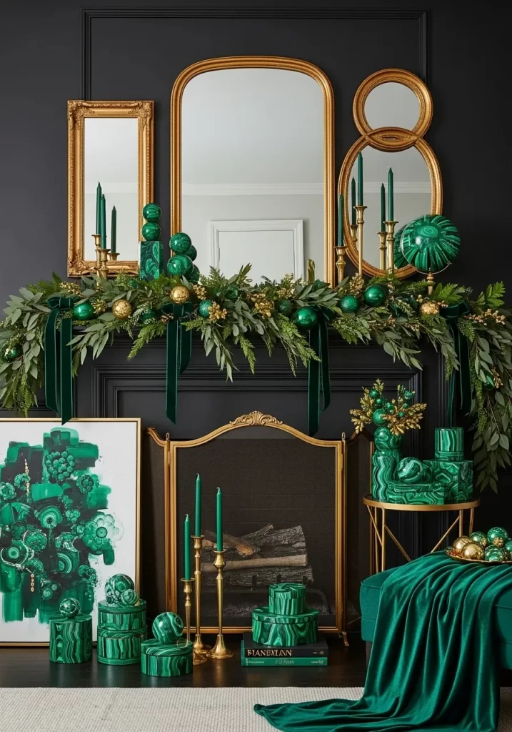 Emerald & Malachite Jewel Box