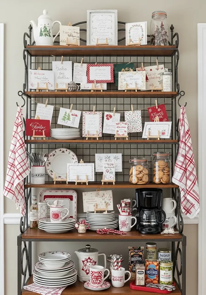Festive Kitchen Hutch Display