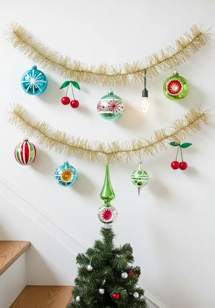 Christmas Stair Decor
