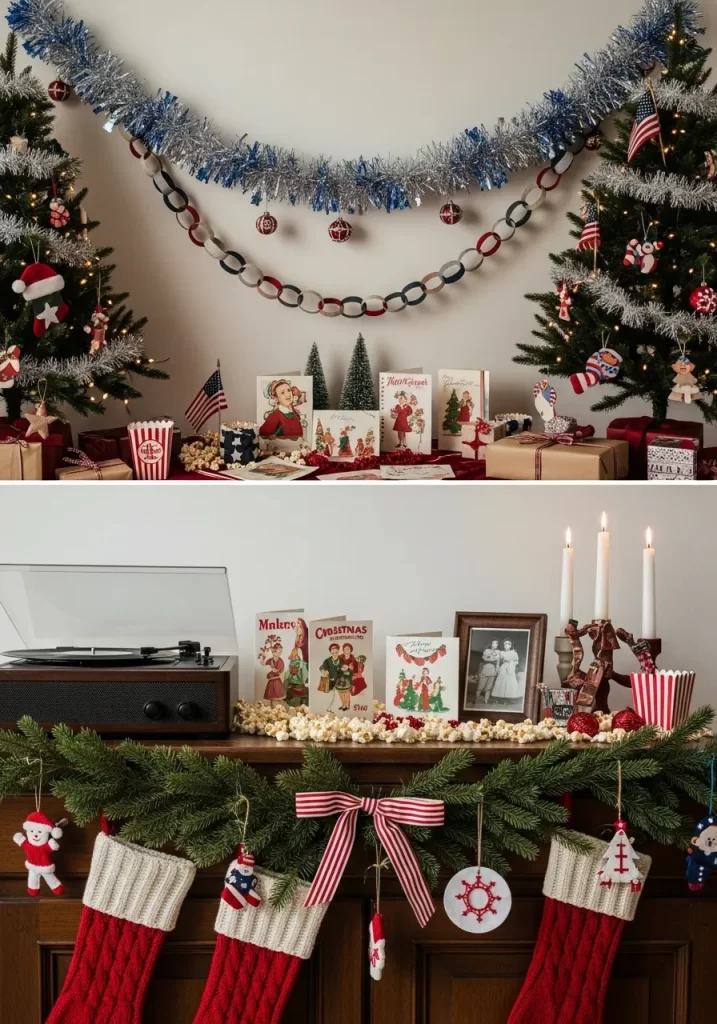 Holiday Mantel Decor
