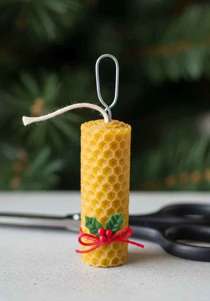 Mini Rolled Beeswax Candle