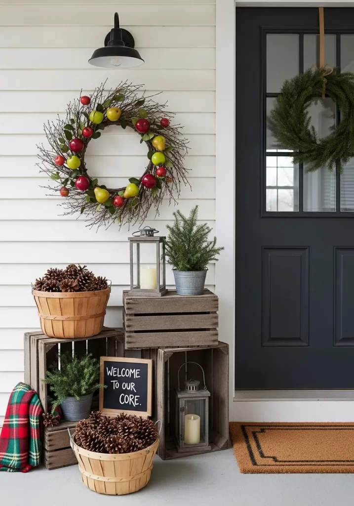 Winter Porch Decor