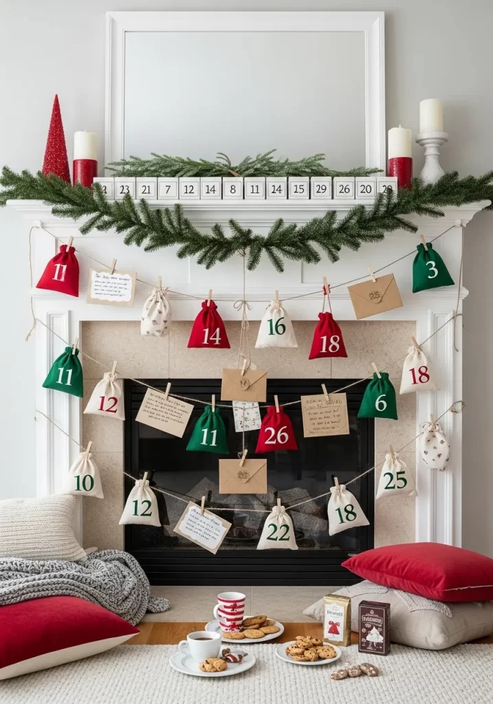 Holiday Mantel Decor
