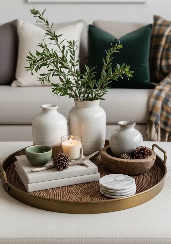 Winter Living Room Decor