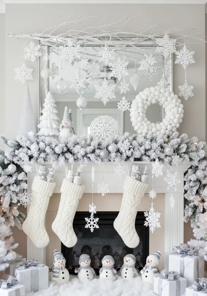 Holiday Mantel Decor