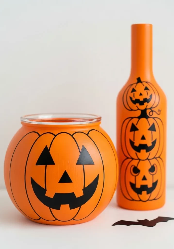 Jack-o'-Lantern Jars & Bottles Jack-o'-Lantern Jars & Bottles