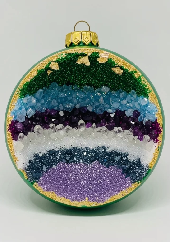 Sparkling Geode Bauble
