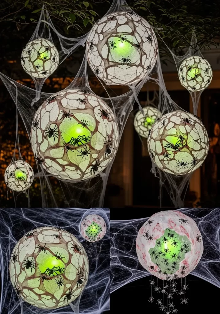 Spider Egg Sac Lanterns Spider Egg Sac Lanterns