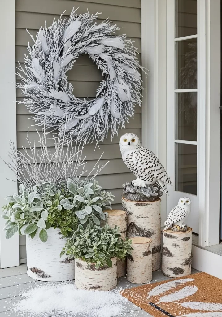 Winter Porch Decor