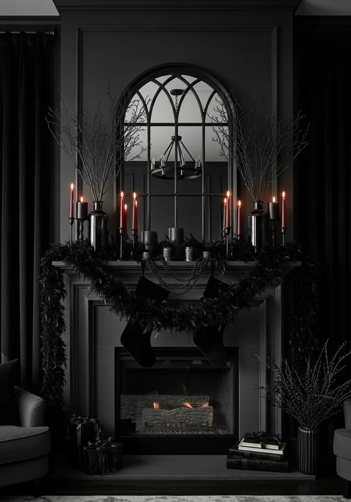 Holiday Mantel Decor