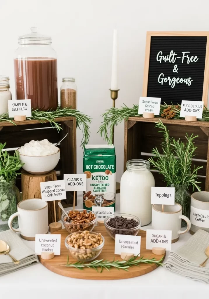 Guilt-Free & Gorgeous Healthy Hot Chocolate Bar