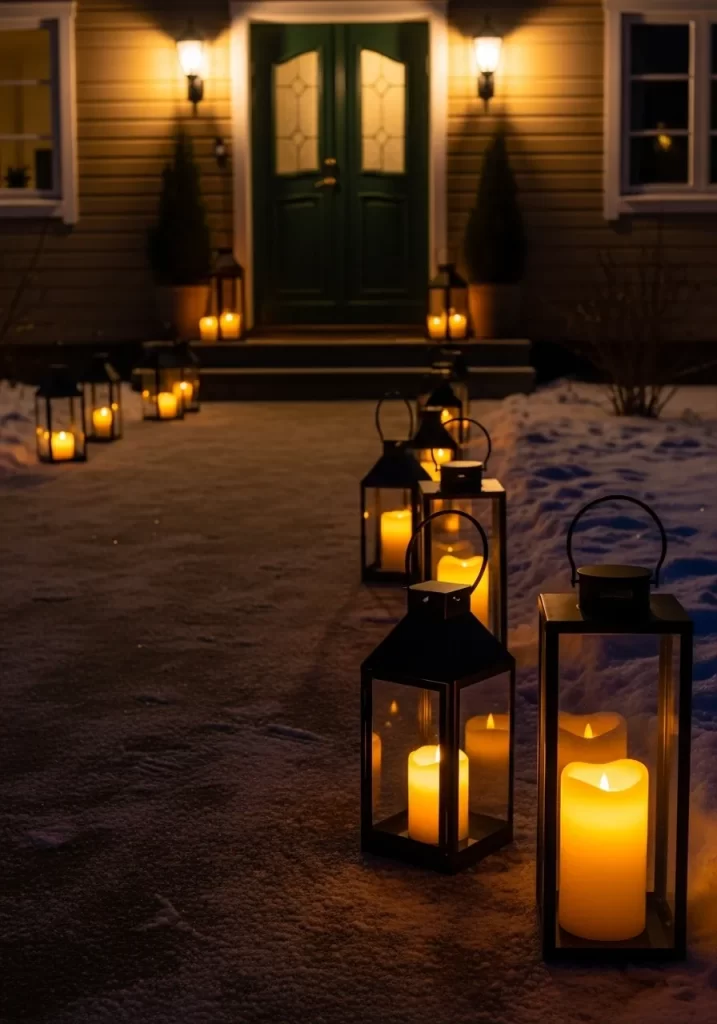 A Welcoming Lantern-Lit Pathway