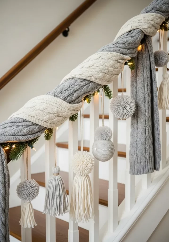 Christmas Stair Decor