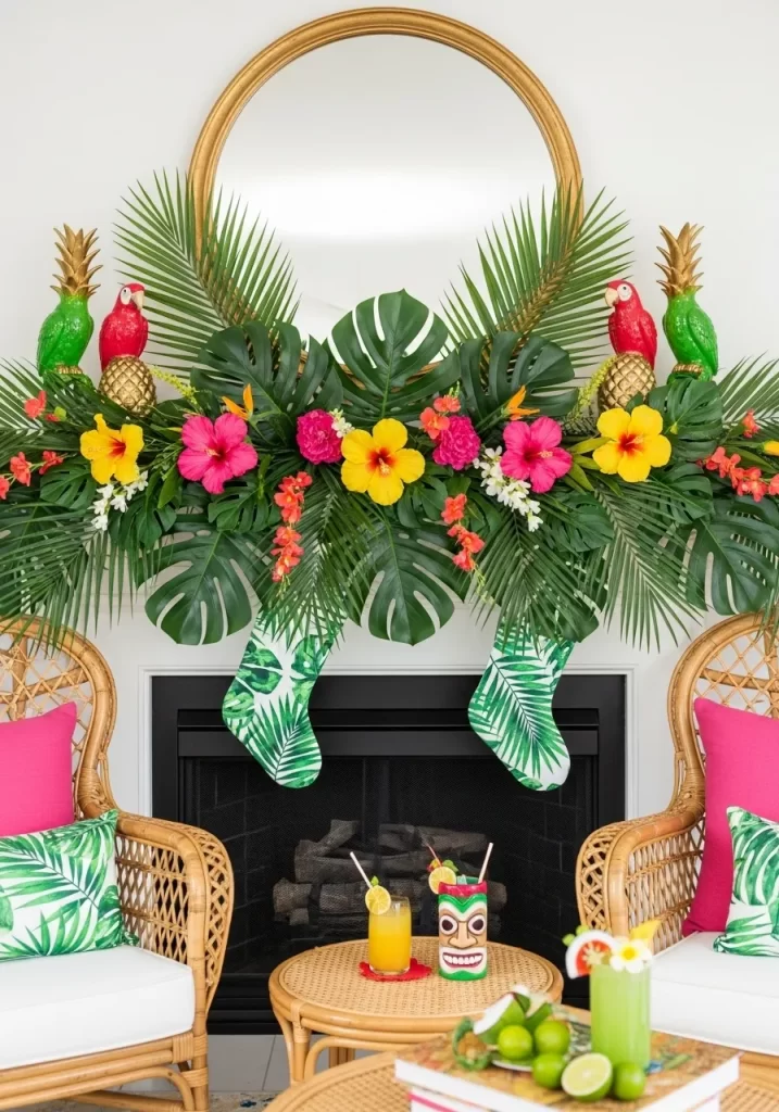 Holiday Mantel Decor
