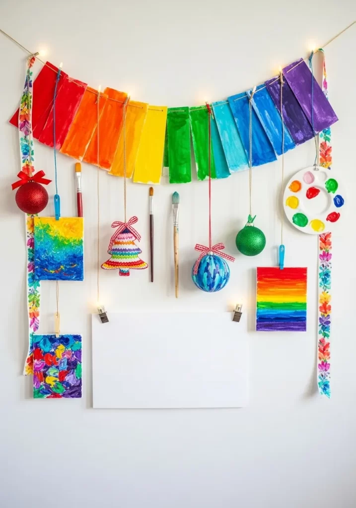 Christmas Stair Decor