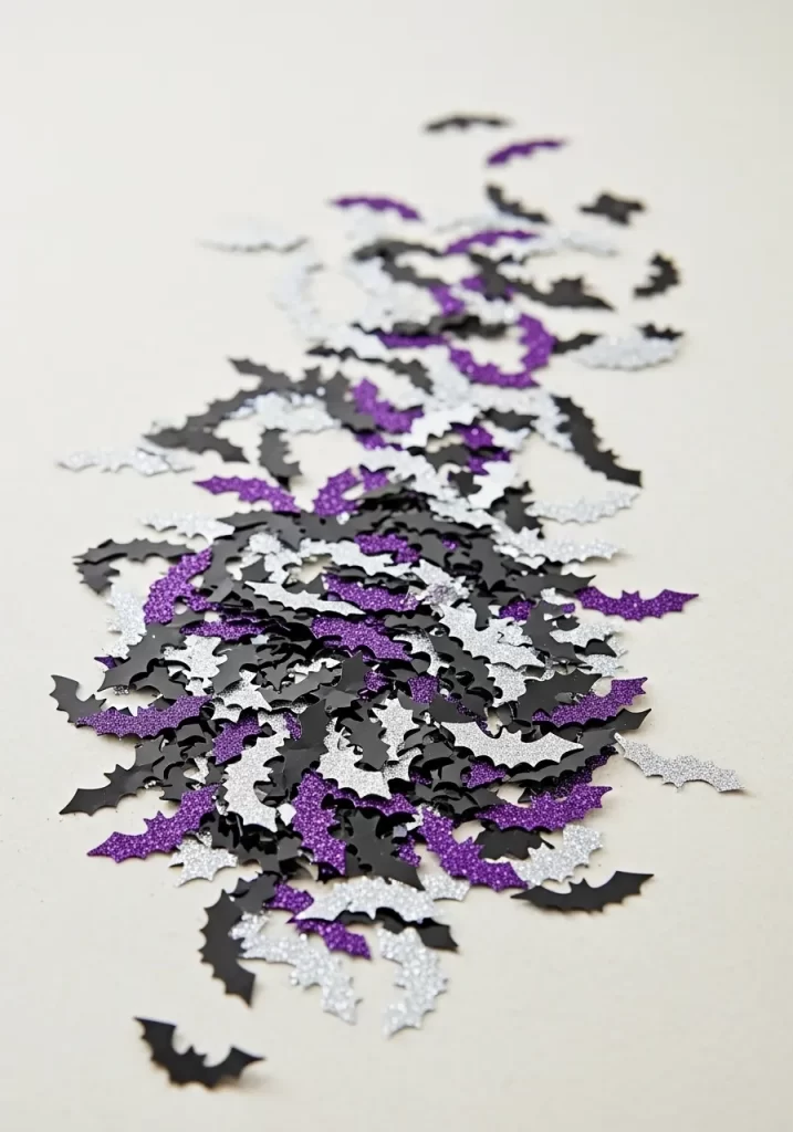 Glimmering Bat Confetti