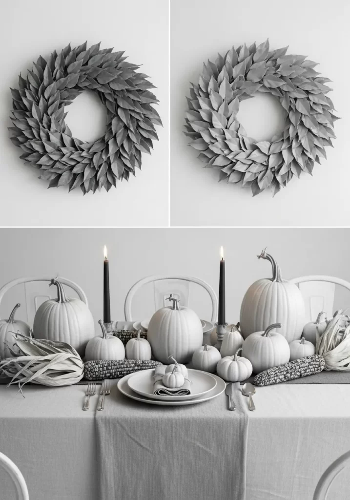 Monochromatic Harvest Table