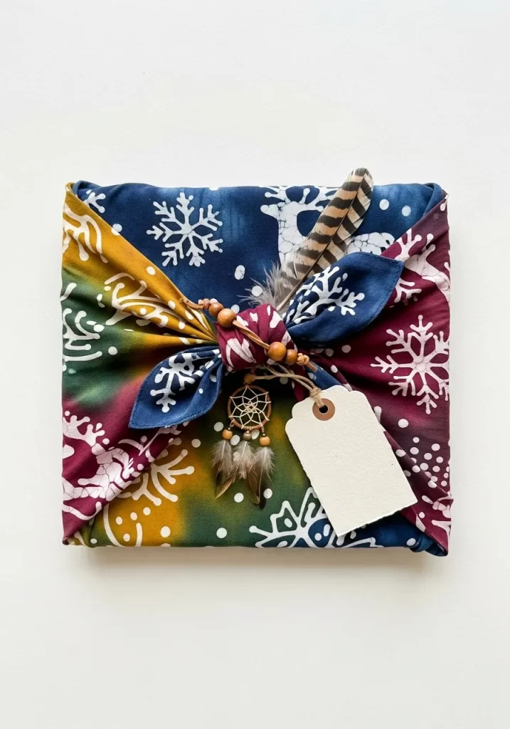 Bohemian Batik Furoshiki Wrap