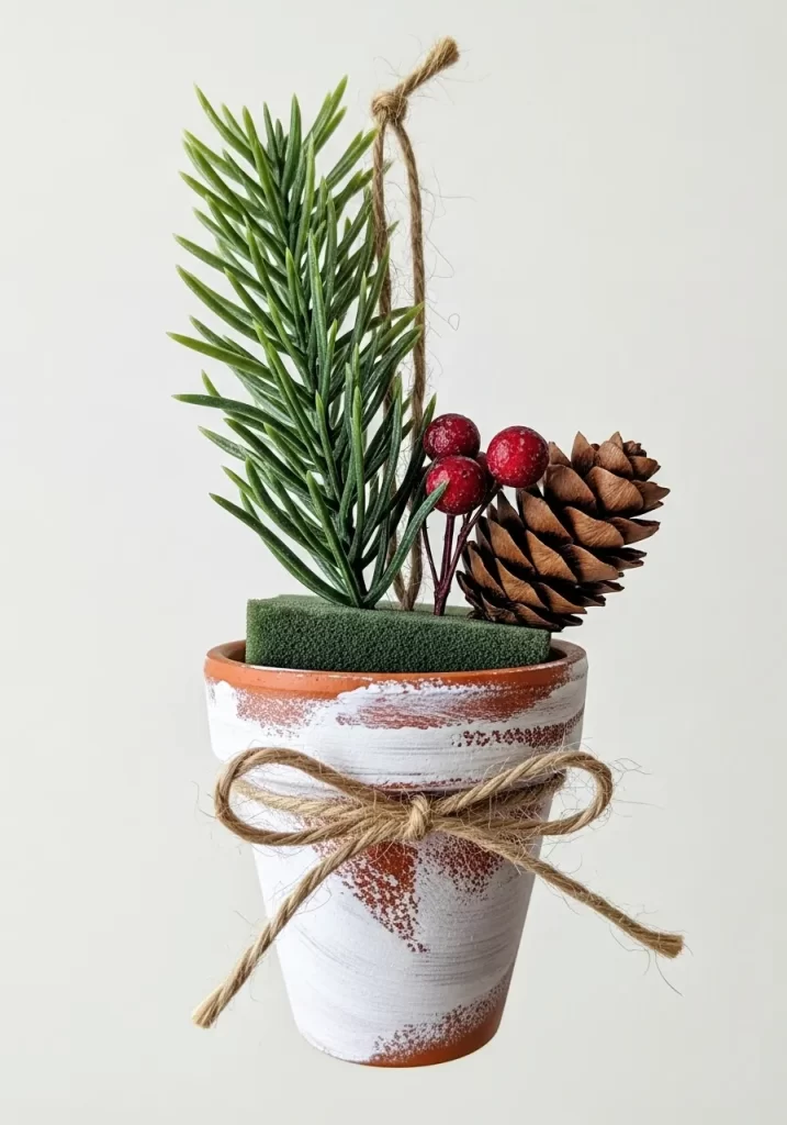 Tiny Winter Garden Pot