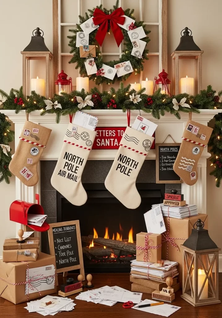 Holiday Mantel Decor