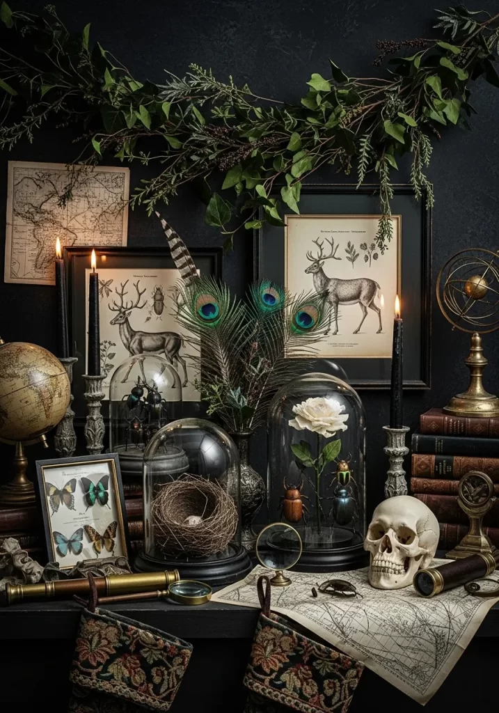 Holiday Mantel Decor