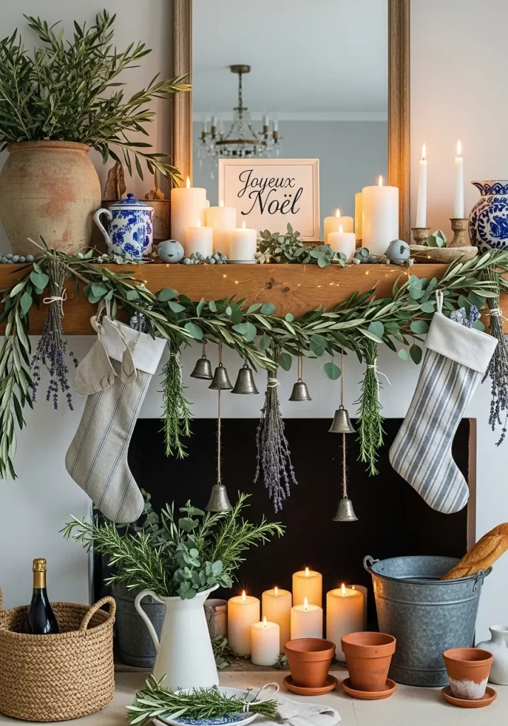 Holiday Mantel Decor