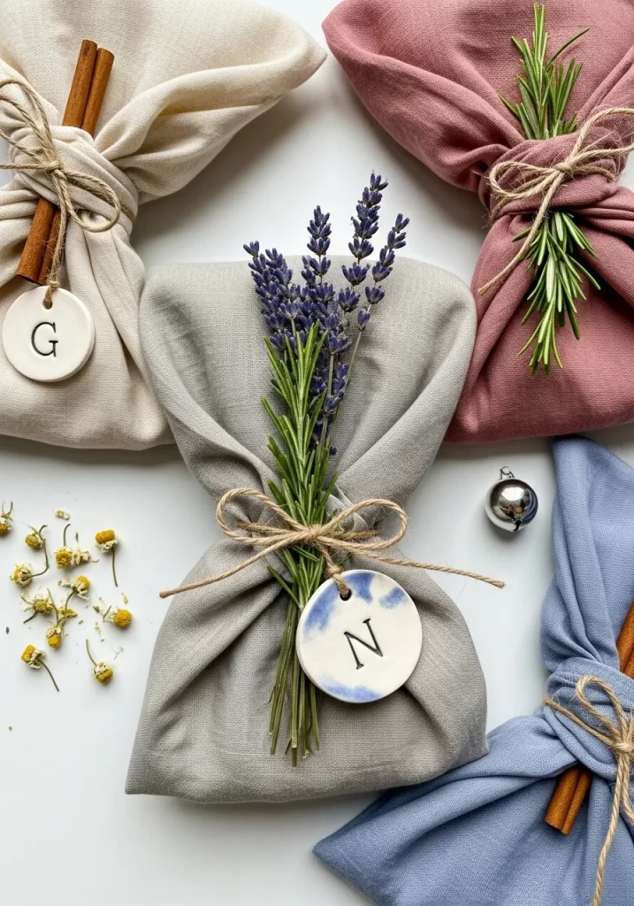 Scented Linen Gift Pouch