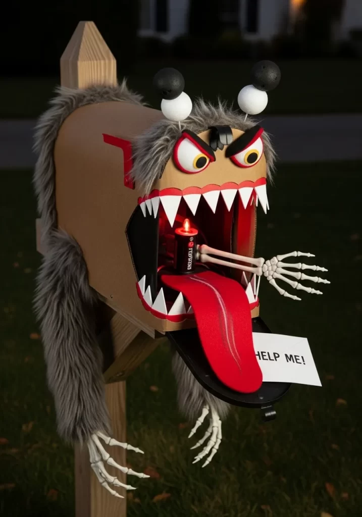 Menacing Monster Mailbox Menacing Monster Mailbox