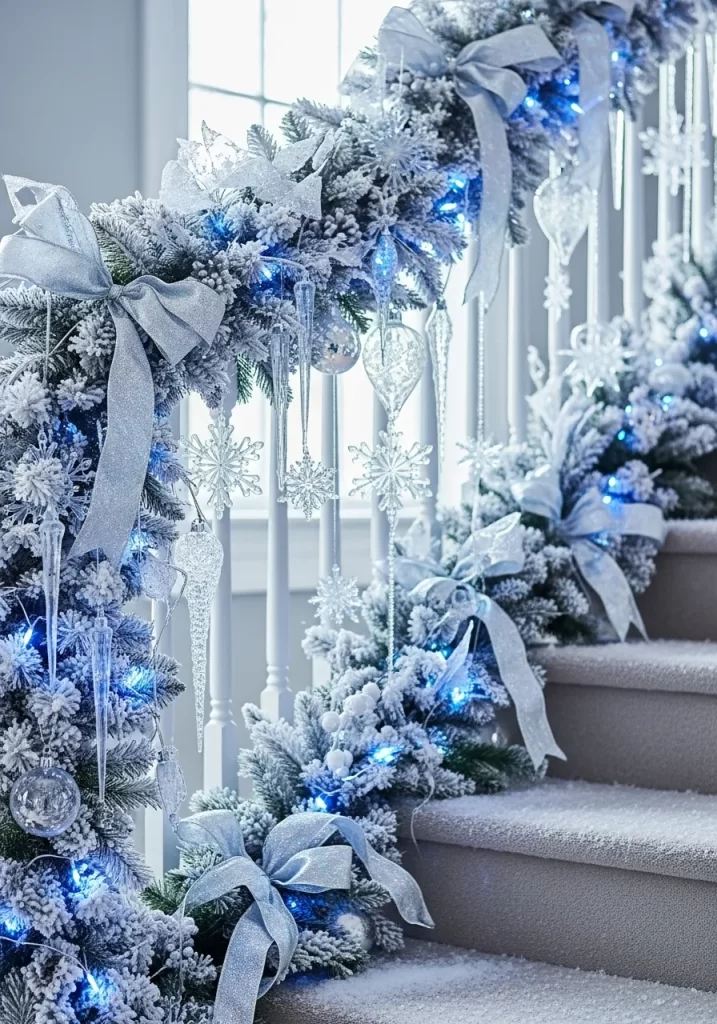 Christmas Stair Decor
