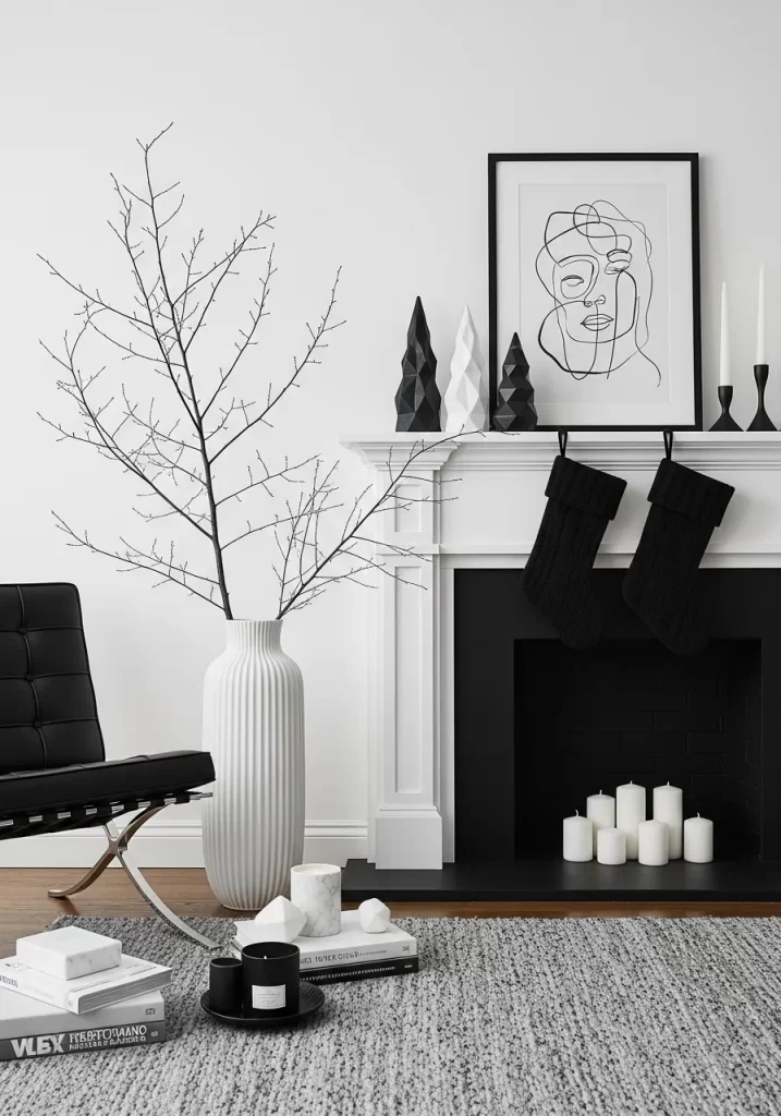 Holiday Mantel Decor