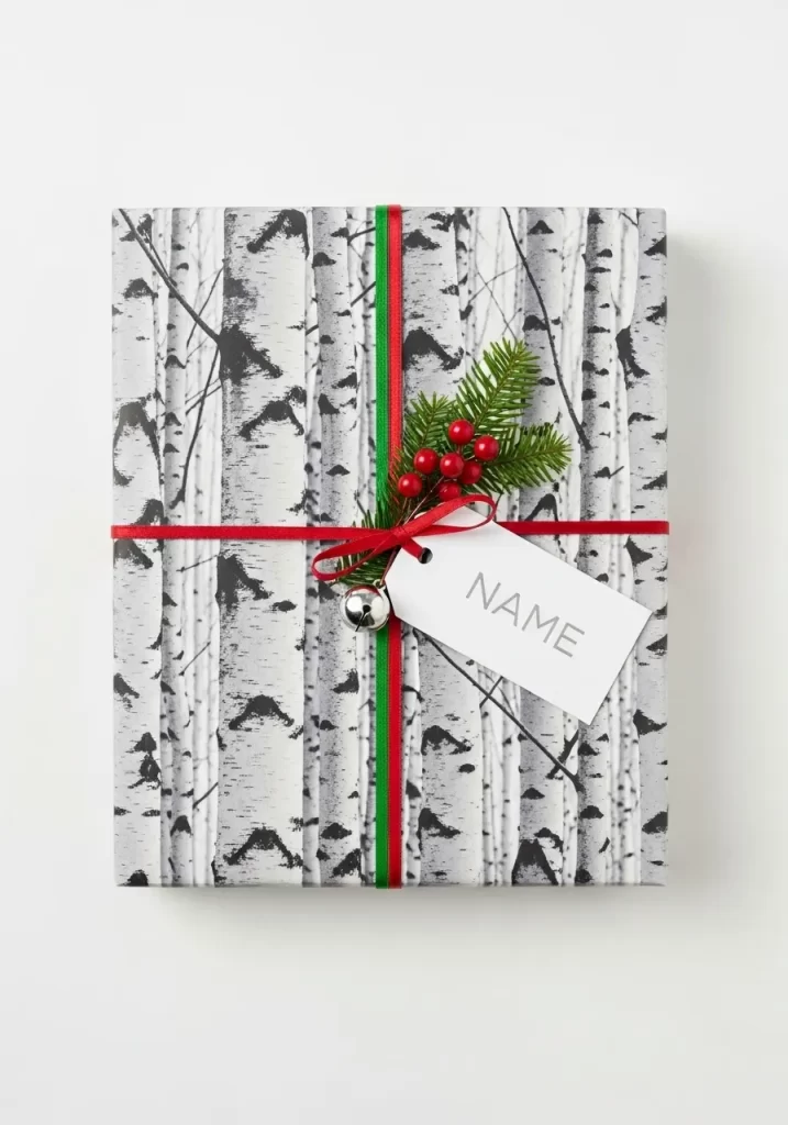 Winter Woods Birch Wrap