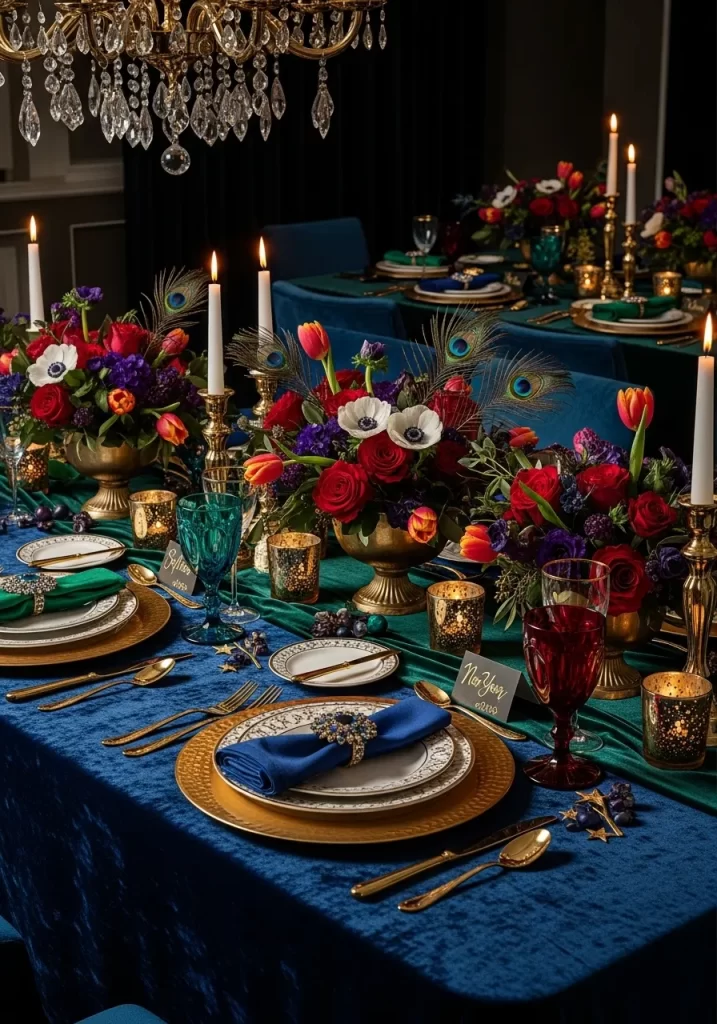 Jewel-Toned Holiday Glamour