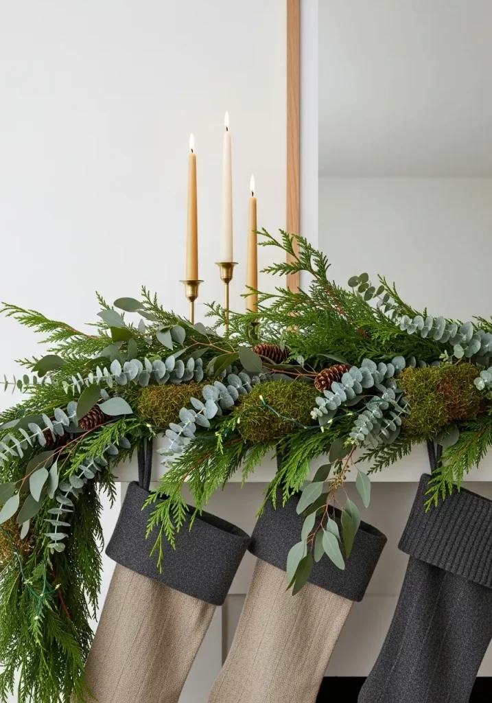 Holiday Mantel Decor