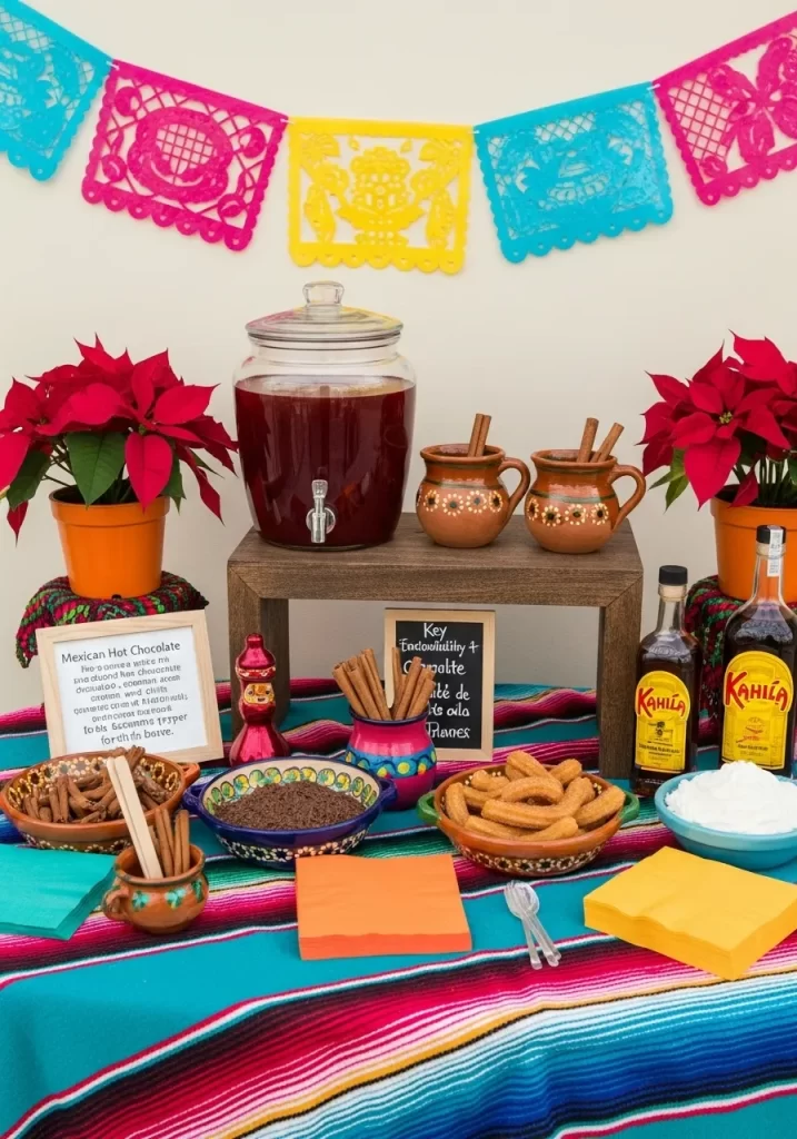 Festive Mexican Hot Chocolate Fiesta