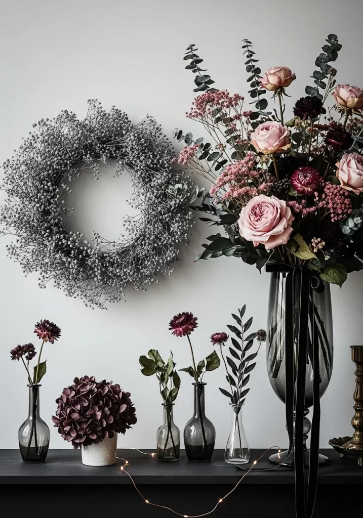 Moody Floral Arrangement