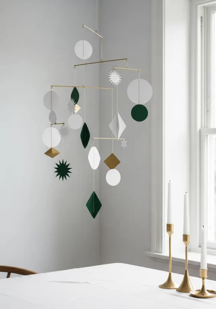 Modern Geometric Holiday Mobile